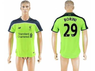 Liverpool #29 Borini Sec Away Soccer Club Jersey