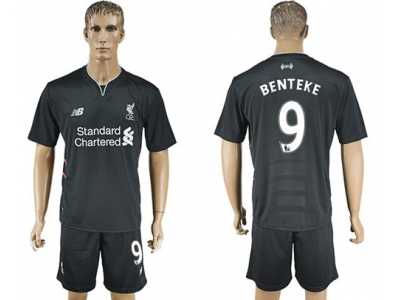 Liverpool #9 Benteke Away Soccer Club Jersey