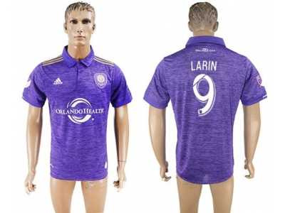 Orlando City SC #9 Larin Home Soccer Club Jersey