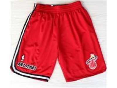 NBA Miami Heat Red Hardwood Classics(Revolution 30 Swingman)Shorts