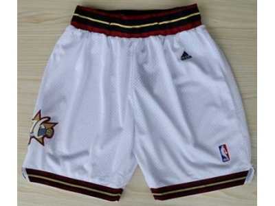 NBA Philadelphia 76ers white Swingman Shorts