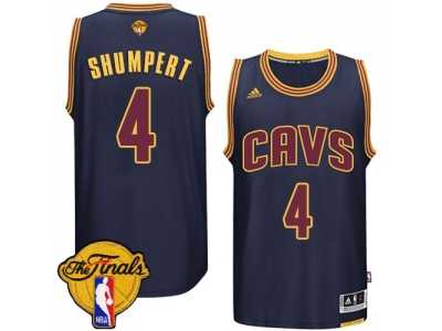 Men's Adidas Cleveland Cavaliers #4 Iman Shumpert Swingman Navy Blue 2016 The Finals Patch NBA Jersey