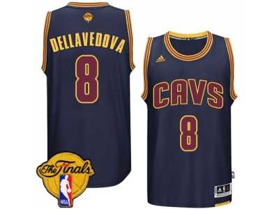 Men's Adidas Cleveland Cavaliers #8 Matthew Dellavedova Swingman Navy Blue 2016 The Finals Patch NBA Jersey