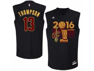 Men's Adidas Cleveland Cavaliers #13 Tristan Thompson Swingman Black 2016 Finals Champions NBA Jersey