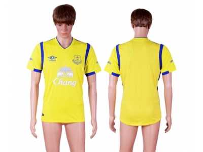 Everton Blank Sec Away Soccer Club Jersey