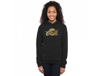 Women's Cleveland Cavaliers Gold Collection Pullover Hoodie Black