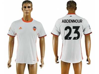 Valencia #23 Abdennour Home Soccer Club Jersey