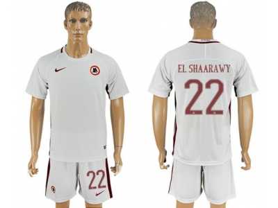 Roma #22 El Shaarawy Away Soccer Club Jersey