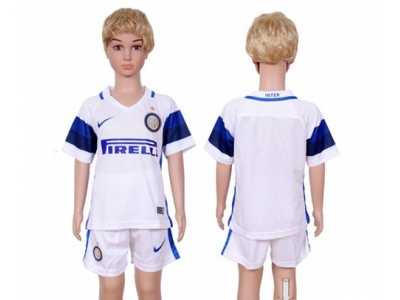 Inter Milan Blank Away Kid Soccer Club Jersey