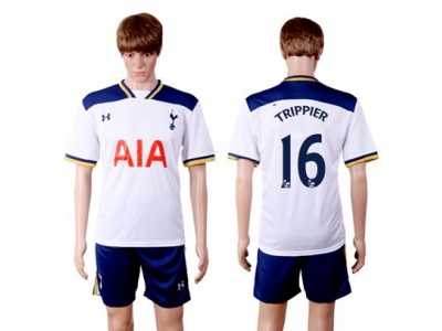 Tottenham Hotspur #16 Trippier White Home Soccer Club Jersey
