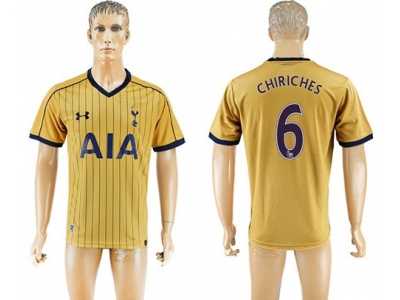Tottenham Hotspur #6 Chiriches Sec Away Soccer Club Jersey