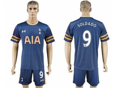 Tottenham Hotspur #9 Soldado Away Soccer Club Jersey