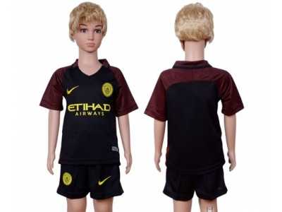 Manchester City Blank Away Kid Soccer Club Jersey