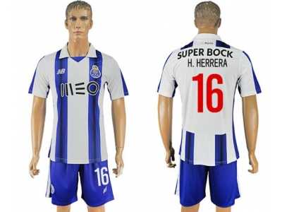 Oporto #16 H.Herrera Home Soccer Club Jersey
