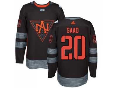 Team North America #20 Brandon Saad Black 2016 World Cup Stitched NHL Jersey