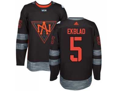 Team North America #5 Aaron Ekblad Black 2016 World Cup Stitched NHL Jersey