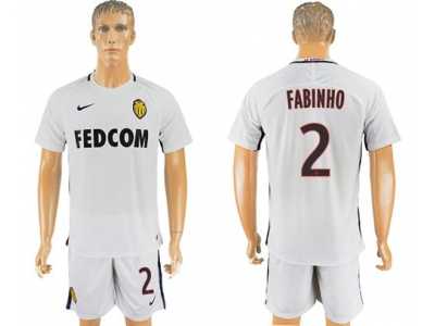 Monaco #2 Fabinho Away Soccer Club Jersey