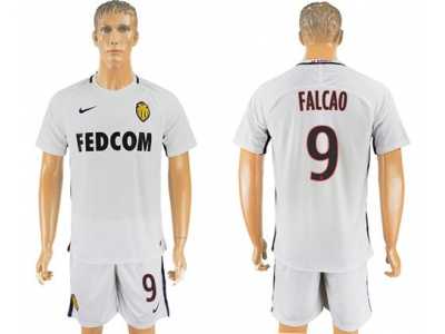 Monaco #9 Falcao Away Soccer Club Jersey