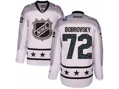 Youth Reebok Columbus Blue Jackets #72 Sergei Bobrovsky Authentic White Metropolitan Division 2017 All-Star NHL Jersey