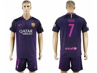 Barcelona #7 Arda Away Soccer Club Jerseys