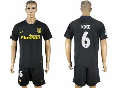 Atletico Madrid #6 Koke Away Soccer Club Jerseys