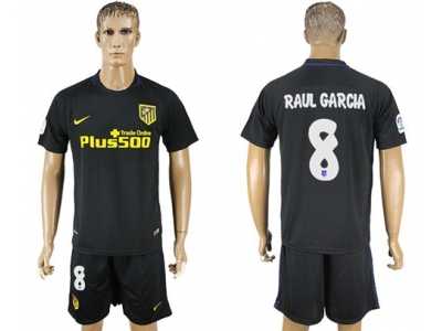 Atletico Madrid #8 Raul Garcia Away Soccer Club Jerseys