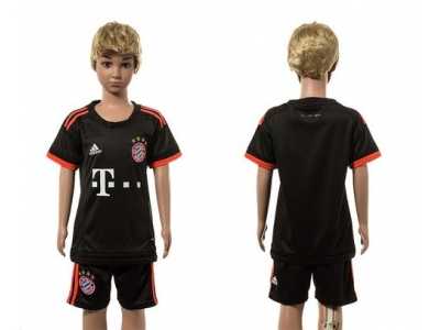 Bayern Munchen Blank SEC Away Kid Soccer Club Jerseys