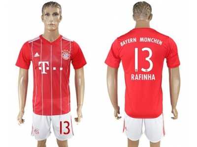 Bayern Munchen #13 Rafinha Home Soccer Club Jerseyss