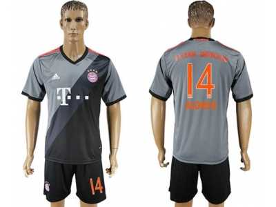 Bayern Munchen #14 Alonso Away Soccer Club Jerseys