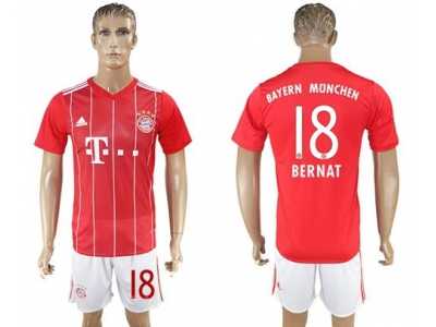 Bayern Munchen #18 Bernat Home Soccer Club Jerseyss