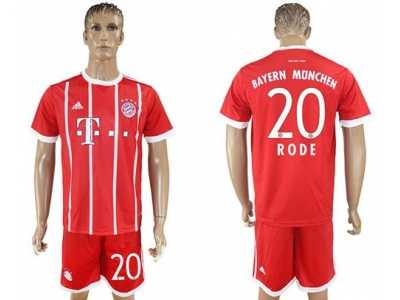 Bayern Munchen #20 Rode Home Soccer Club