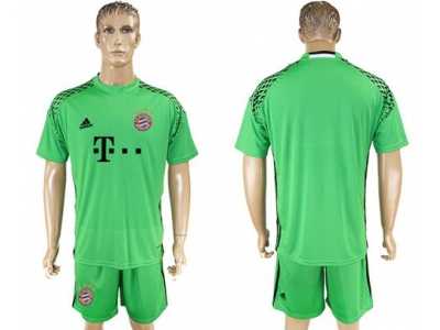 Bayern Munchen Blank Green Goalkeeper Soccer Club Jersey