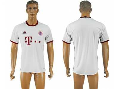 Bayern Munchen Blank White Soccer Club Jersey