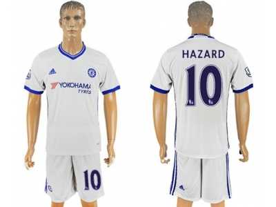 Chelsea #10 Hazard White Soccer Club Jersey