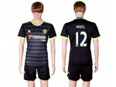 Chelsea #12 Mikel Away Soccer Club Jerseys
