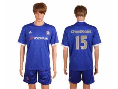 Chelsea #15 Champions Home Soccer Club Jerseys