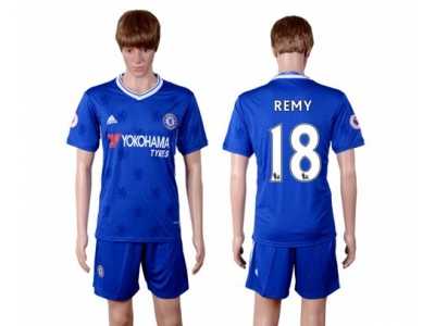 Chelsea #18 Remy Home Soccer Club Jerseys