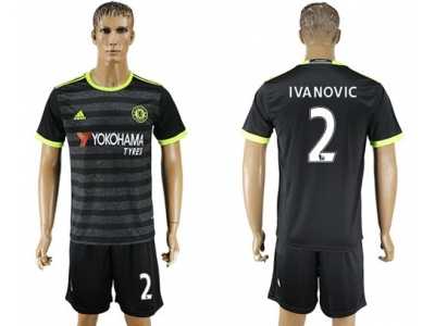 Chelsea #2 Ivanovic Away Soccer Club Jersey