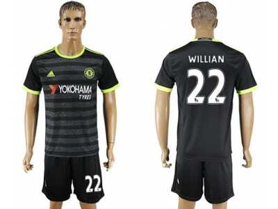 Chelsea #22 Willian Away Soccer Club Jersey