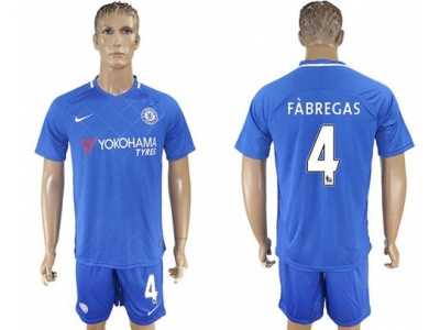 Chelsea #4 Fabregas Home Soccer Club