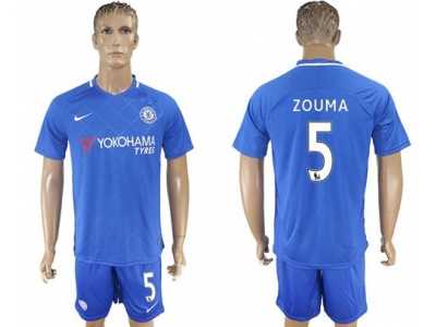 Chelsea #5 Zouma Home Soccer Club Jerseyss
