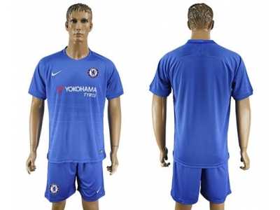 Chelsea Blank Home Soccer Club Jers