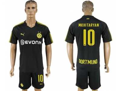 Dortmund #10 Mkhitaryan Away Soccer Club Jerseys