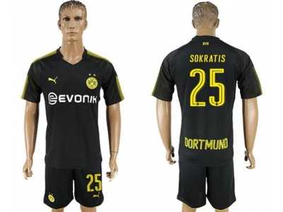 Dortmund #25 Sokratis Away Soccer Club Jersey