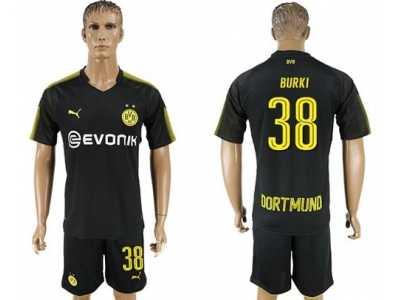 Dortmund #38 Burki Away Soccer Club Jersey