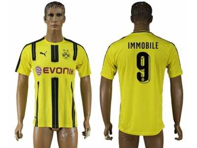 Dortmund #9 Immobile Home Soccer Club Jersey