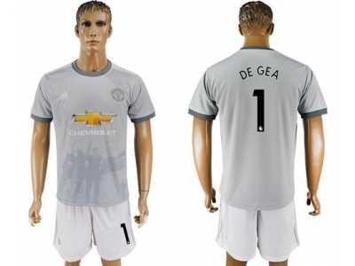 Manchester United #1 De Gea Sec Away Soccer Club Jersey 1