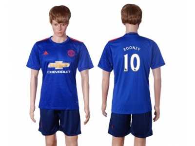 Manchester United #10 Rooney Away Soccer Club Jersey 1