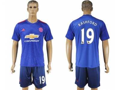 Manchester United #19 Rashford Away Soccer Club Jersey 1
