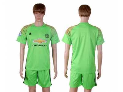 Manchester United Blank Green Soccer Club Jersey
